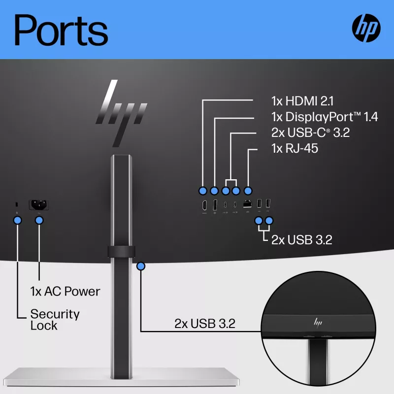 Monitor HP E45c G5 44.5 cala Zakrzywiony Dual QHD 5120 x 1440