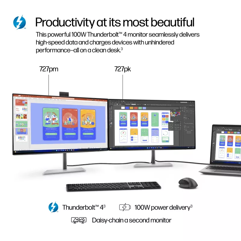 Monitor HP Series 7 Pro 27 cali 4K Thunderbolt 4 - 727pk