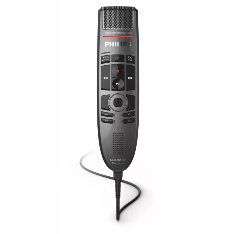 Mikrofon Philips SpeechMike Premium Touch Czarny Jednokierunkowy USB Przewodowy -37 dB