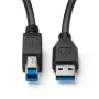 Microconnect MC-ITH-USB3AB-005 Kabel USB 5 m USB 3.2 Gen 1 (3.1 Gen 1) USB A USB B Czarny