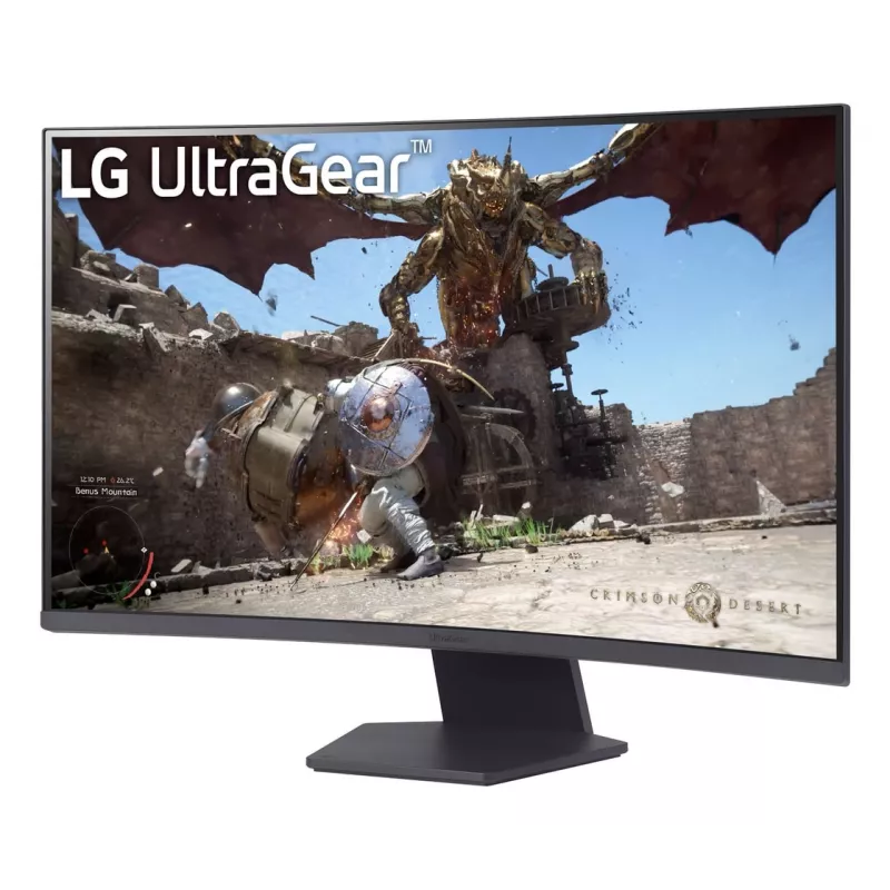 LG 32GS60QC-B monitor komputerowy 80 cm (31,5 cala) 2560 x 1440 pikseli Quad HD Czarny