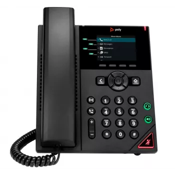 HP Poly VVX 250 4-liniowy telefon IP z obsługą PoE, czarny, LCD, 320 x 240 pikseli, HTTPS, ENERGY STAR, RoHS, Federal Communications Commission (FCC), CE