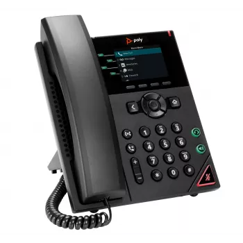 HP Poly VVX 250 4-liniowy telefon IP z obsługą PoE, czarny, LCD, 320 x 240 pikseli, HTTPS, ENERGY STAR, RoHS, Federal Communications Commission (FCC), CE