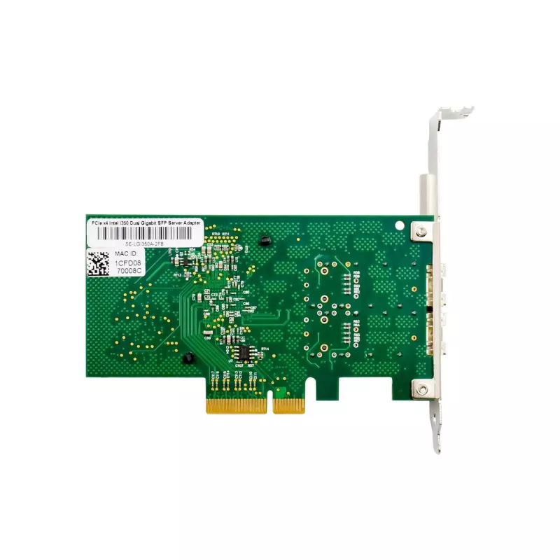 Karta sieciowa PCIe x4 MicroConnect MC-PCIEX4-I350-F2 z układem Intel I350, dwuportowa