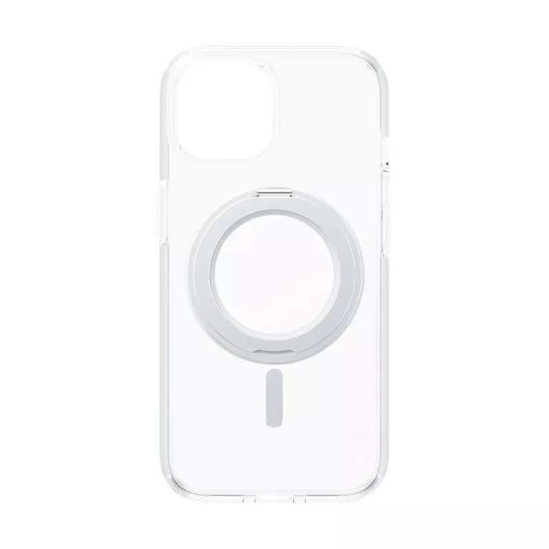PanzerGlass CARE™ by ® etui Transparent w. srebrny Kickstand & MagSafe iPhone 15