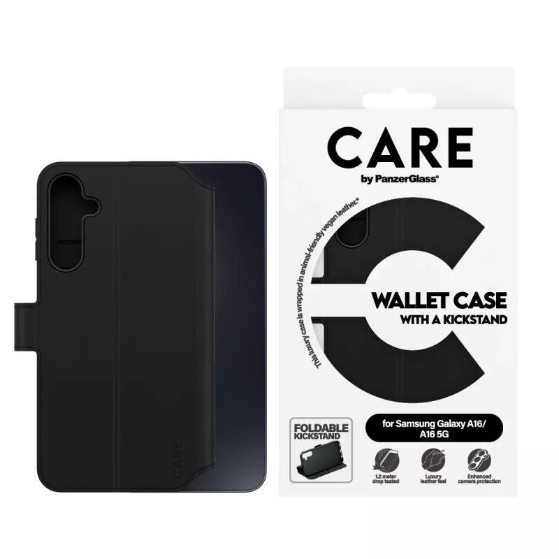 PanzerGlass CARE™ by ® Etui Portfel z Podpórką Samsung Galaxy A16 4G | A16 5G