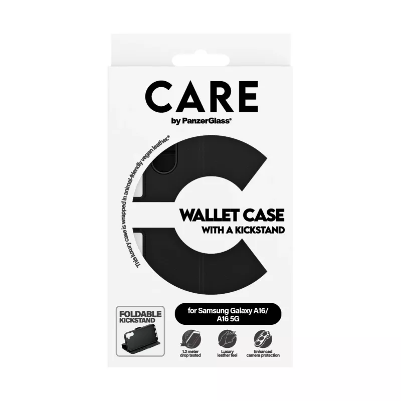 PanzerGlass CARE™ by ® Etui Portfel z Podpórką Samsung Galaxy A16 4G | A16 5G