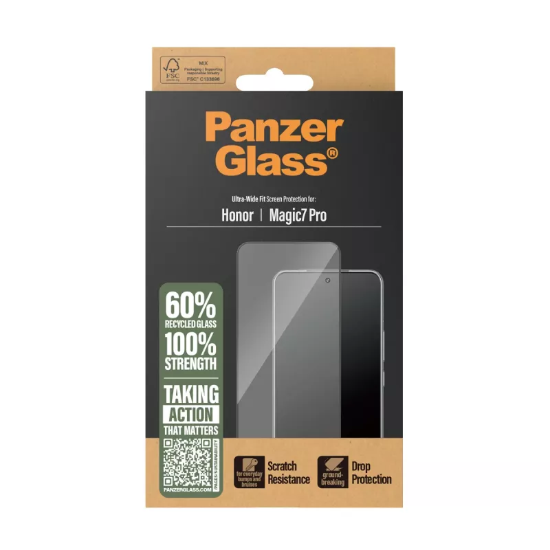 PanzerGlass ® Szkło ochronne Honor Magic7 Pro | Ultra-Wide Fit
