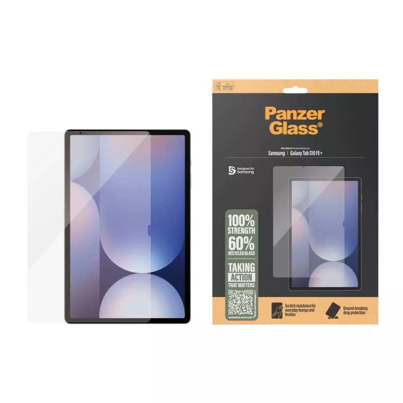 PanzerGlass ® Szkło ochronne Samsung Galaxy Tab S10 FE+ | Ultra-Wide Fit