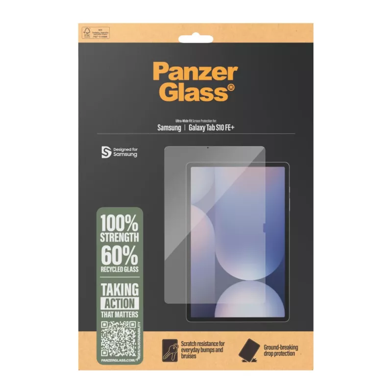 PanzerGlass ® Szkło ochronne Samsung Galaxy Tab S10 FE+ | Ultra-Wide Fit