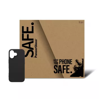Etui TPU PanzerGlass SAFE. dla iPhone 17 — czarne, amortyzujące etui ochronne