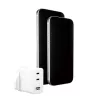 PanzerGlass empower™ by ® Turbo 70W Multiple Charger incl. 2 x USB-C + USB-A | UK Plug | srebrny biały