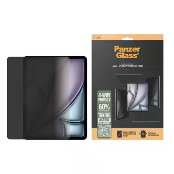 PanzerGlass ® 4-Way Privacy Ochrona ekranu iPad Air 13 inch (2024-2025) | iPad 13 inch Pro (2024-2025) | Ultra-Wide Fit