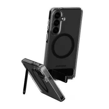 PanzerGlass CARE™ by ® etui Transparent w. Czarny Kickstand & Qi Samsung Galaxy S26+