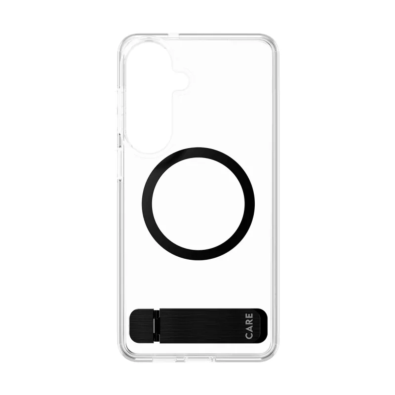 PanzerGlass CARE™ by ® etui Transparent w. Czarny Kickstand & Qi Samsung Galaxy S26+