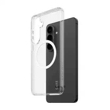 Pokrowiec ochronny PanzerGlass CARE Urban Explorer Case do Samsung Galaxy S26+ — przezroczysty, kompatybilny z Qi w kolorze białym