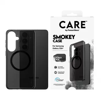 PanzerGlass CARE™ by ® Urban Explorer Case Smokey w. Czarny Qi Samsung Galaxy S26+