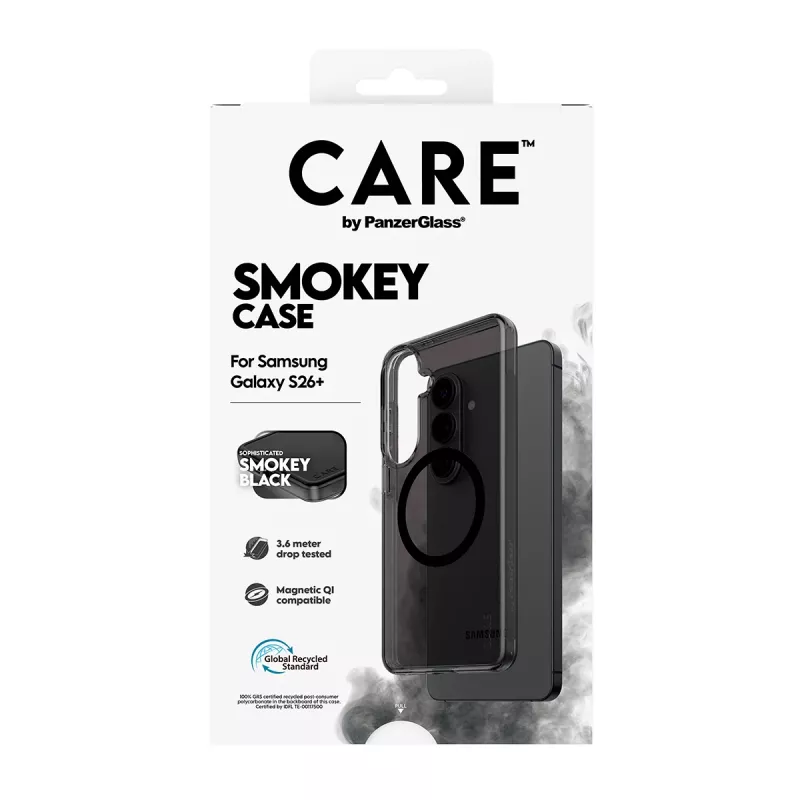PanzerGlass CARE™ by ® Urban Explorer Case Smokey w. Czarny Qi Samsung Galaxy S26+