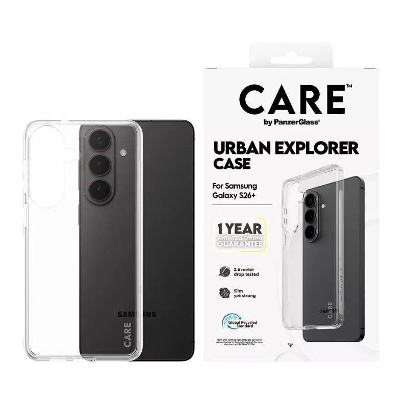 PanzerGlass CARE™ by ® Urban Explorer etui Transparent Samsung Galaxy S26+