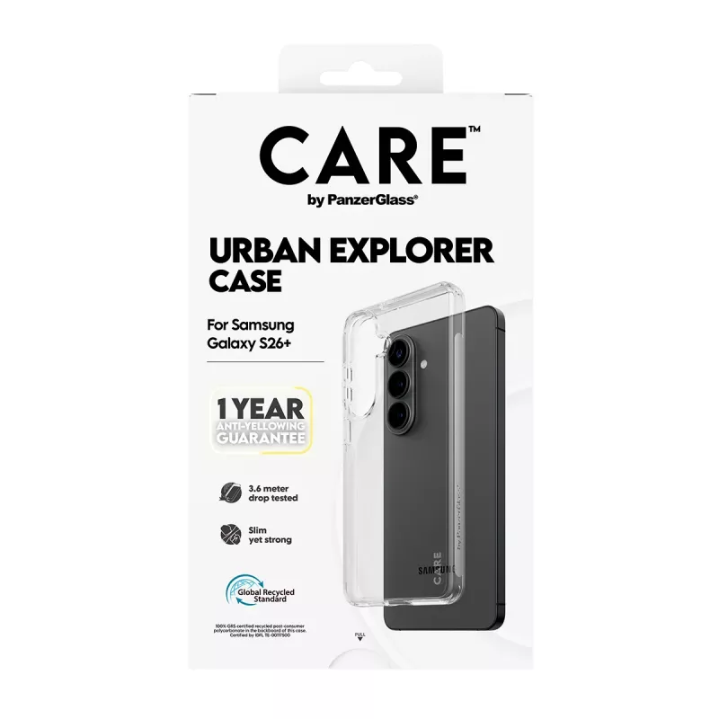 PanzerGlass CARE™ by ® Urban Explorer etui Transparent Samsung Galaxy S26+
