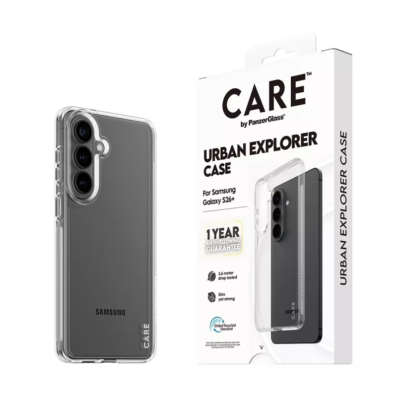 PanzerGlass CARE™ by ® Urban Explorer etui Transparent Samsung Galaxy S26+