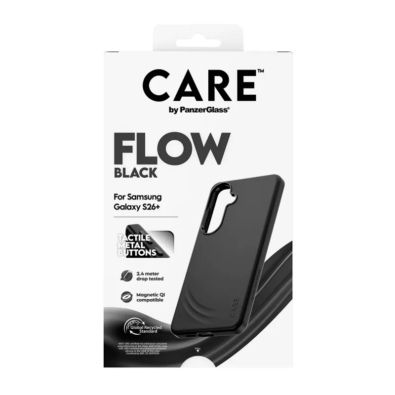 PanzerGlass CARE™ by ® Flow etui Czarny w. Qi Samsung Galaxy S26+