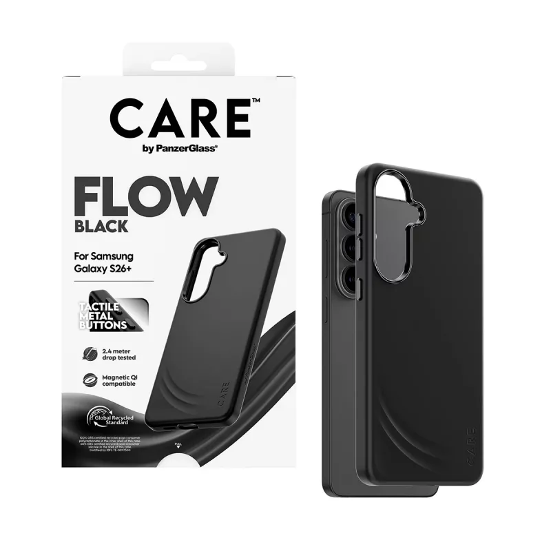 PanzerGlass CARE™ by ® Flow etui Czarny w. Qi Samsung Galaxy S26+