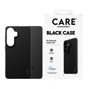 Ochronne etui TPU PanzerGlass CARE™ dla Samsung Galaxy S26 — czarne