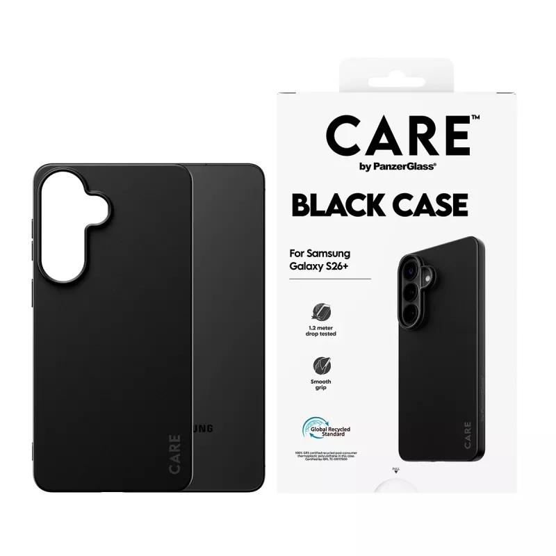 Pokrowiec TPU dla Samsung Galaxy S26+ od PanzerGlass CARE™ — Czarny