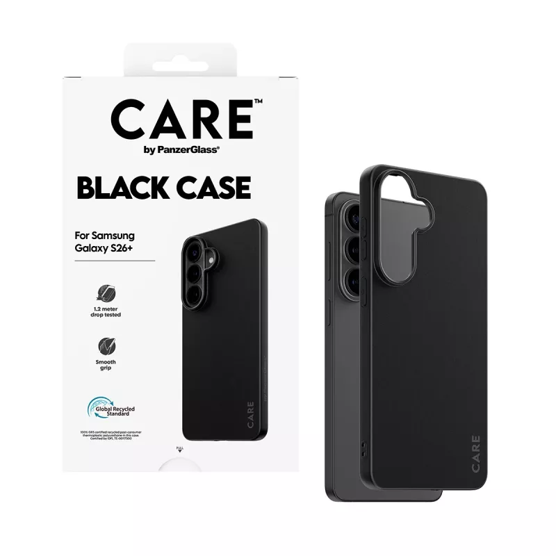 Pokrowiec TPU dla Samsung Galaxy S26+ od PanzerGlass CARE™ — Czarny