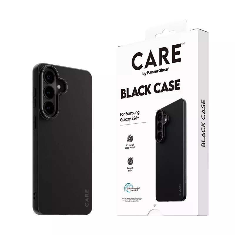 Pokrowiec TPU dla Samsung Galaxy S26+ od PanzerGlass CARE™ — Czarny