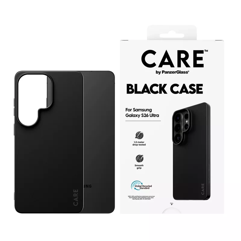 Etui TPU PanzerGlass CARE™ do Samsung Galaxy S26 Ultra — czarne