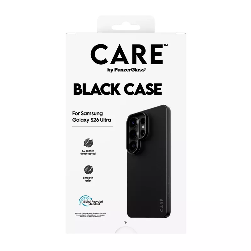 Etui TPU PanzerGlass CARE™ do Samsung Galaxy S26 Ultra — czarne