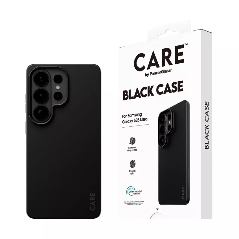 Etui TPU PanzerGlass CARE™ do Samsung Galaxy S26 Ultra — czarne