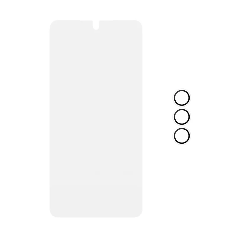 Zestaw ochronny ekranu PanzerGlass do Samsung Galaxy S26 — Hoops 2-w-1 Ultra-Wide Fit, szkło hartowane + warstwy PET/silikon