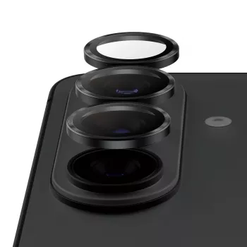 Ochrona obiektywu aparatu PanzerGlass Hoops Ceramic II dla Samsung Galaxy S26 / S26+, szkło hartowane, silikon, przezroczysta