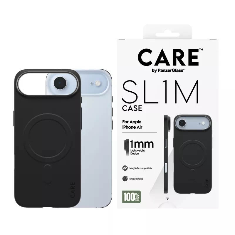 Etui ochronne PanzerGlass CARE SL1M z MagSafe do Apple iPhone Air, czarne