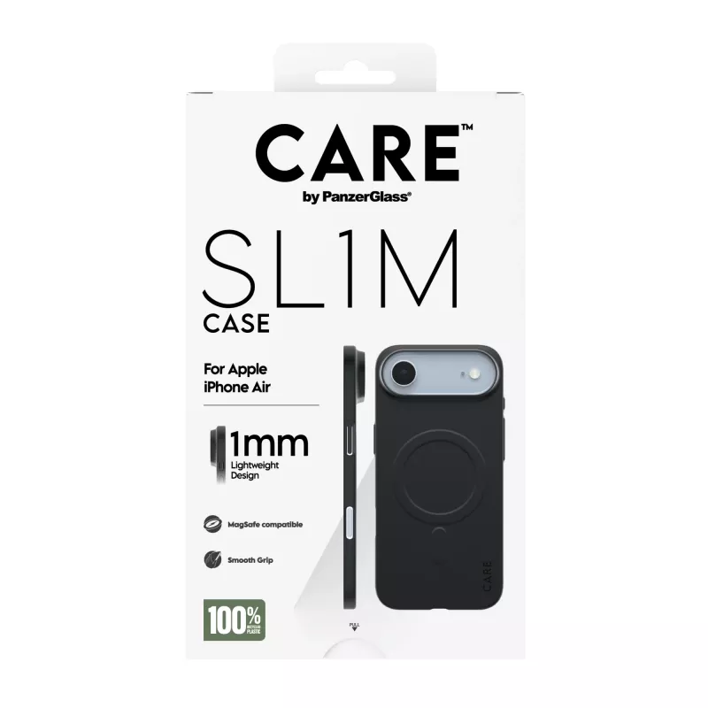 Etui ochronne PanzerGlass CARE SL1M z MagSafe do Apple iPhone Air, czarne