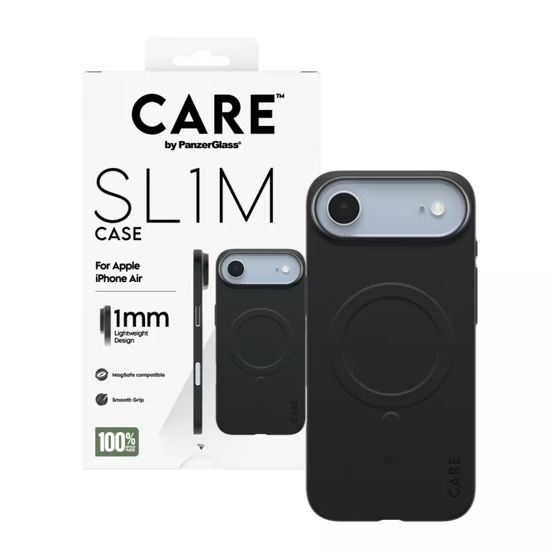 Etui ochronne PanzerGlass CARE SL1M z MagSafe do Apple iPhone Air, czarne
