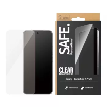 PanzerGlass SAFE. by ® Ochrona ekranu Xiaomi Redmi Note 15 Pro 5G | Ultra-Wide Fit
