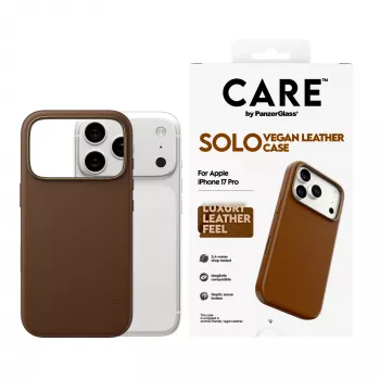 Etui PanzerGlass CARE Solo Case brązowe do Apple iPhone 17 Pro