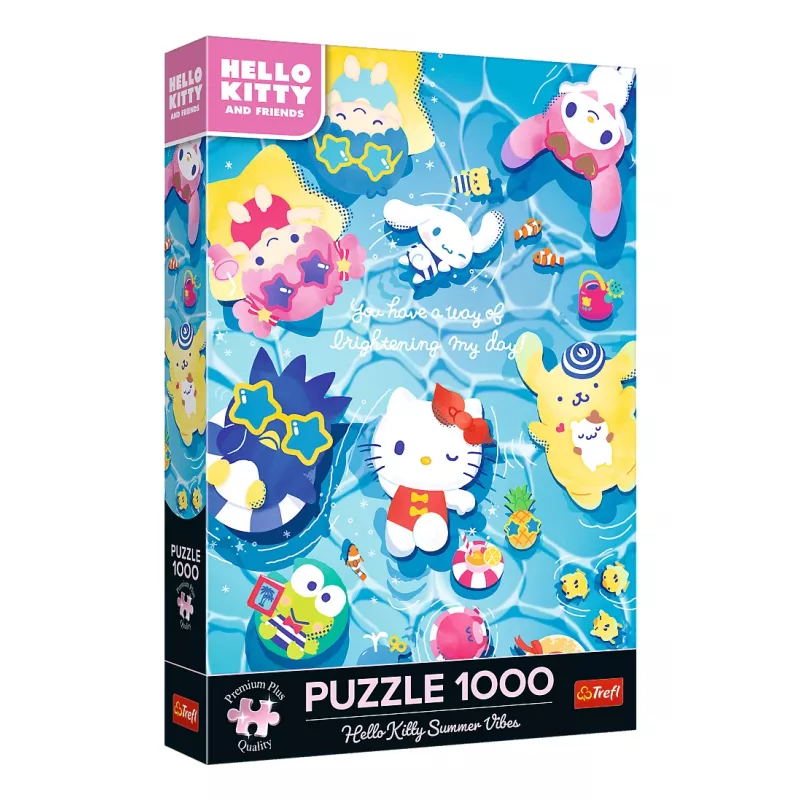 Puzzle TREFL Hello Kitty Summer Relaxation — 1000 elementów (model 12067)