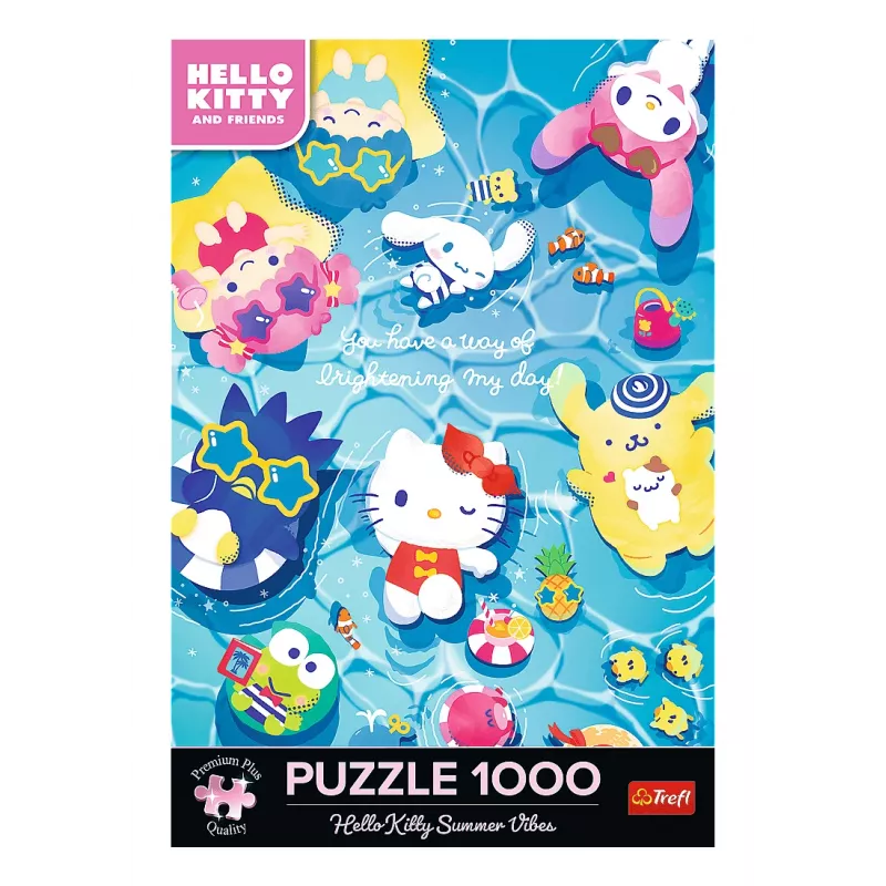 Puzzle TREFL Hello Kitty Summer Relaxation — 1000 elementów (model 12067)