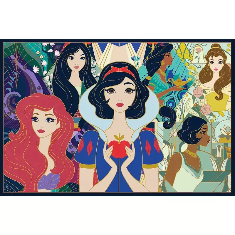 Puzzle TREFL 2x200 elementów Disney Princess – 2 puzzle, po 200 elementów każde