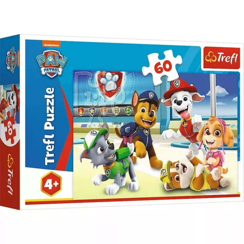 Puzzle TREFL Psi Patrol — 60 elementów, puzzle dla dzieci, kartonowe elementy