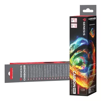 GENESIS Carbon 500 M Fire G2 podkładka pod mysz gamingowa Wielokolorowa
