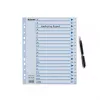 Esselte 100149 kartoteka wykonana z polipropylenu (PP) w kolorze białym
