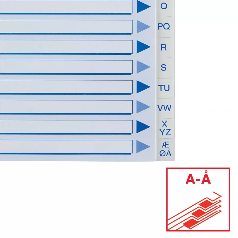 Esselte 100149 kartoteka wykonana z polipropylenu (PP) w kolorze białym