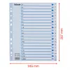 Esselte 100149 kartoteka wykonana z polipropylenu (PP) w kolorze białym