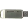 Goodram ODA3 pamięć USB 16 GB USB Type-A / USB Type-C 3.2 Gen 1 (3.1 Gen 1) srebrna